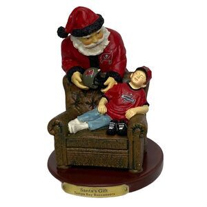 2001 Tampa Bay Bucs Santa's Gift Figurine 2nd in Series The Memory Company NIB